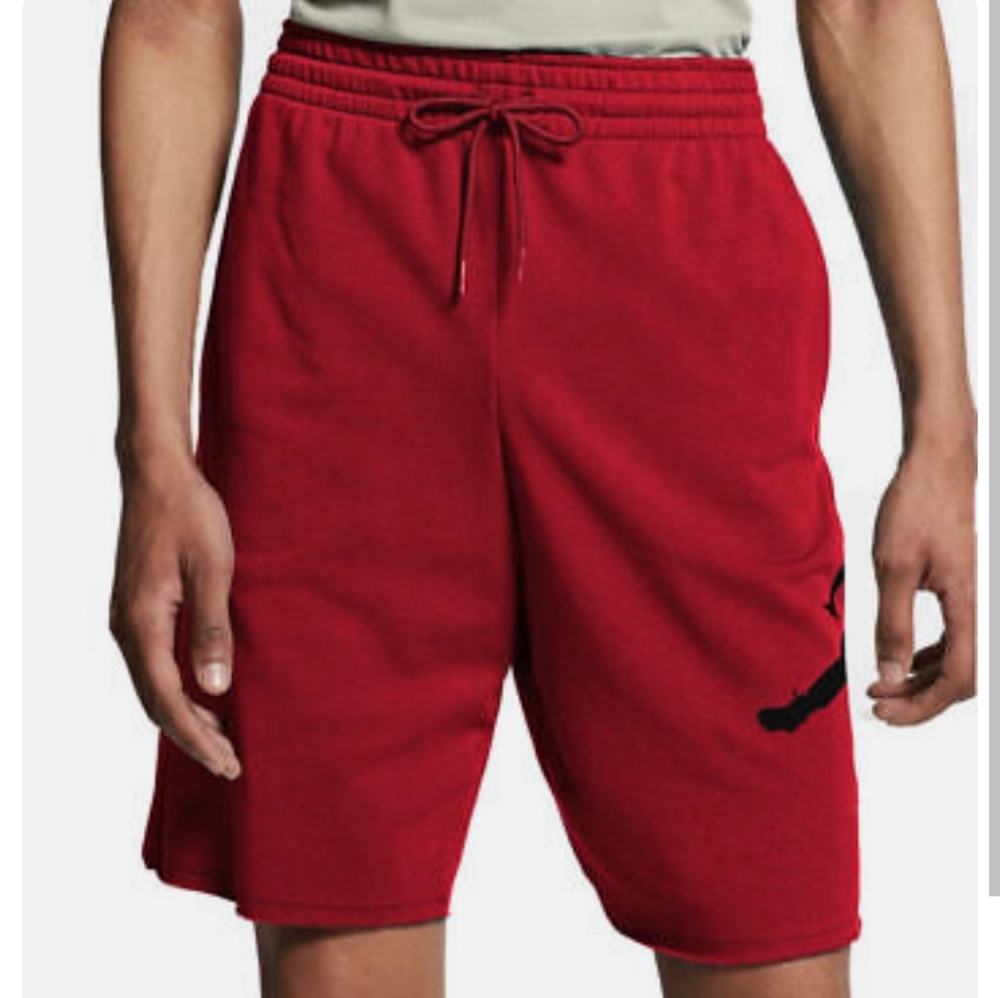 Jordan Men's Red Athletic Shorts - Picture 6 of 8